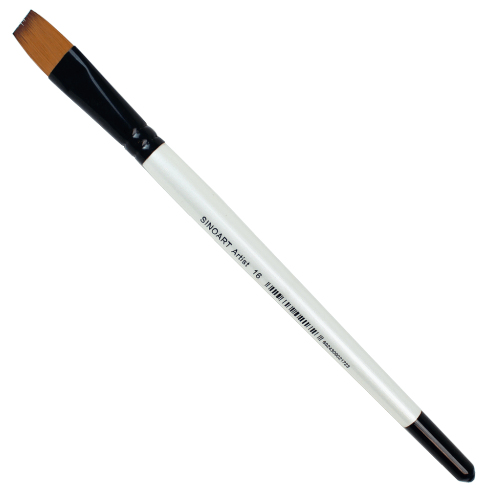 Pincel Chato Artist Curto Sinoart 16